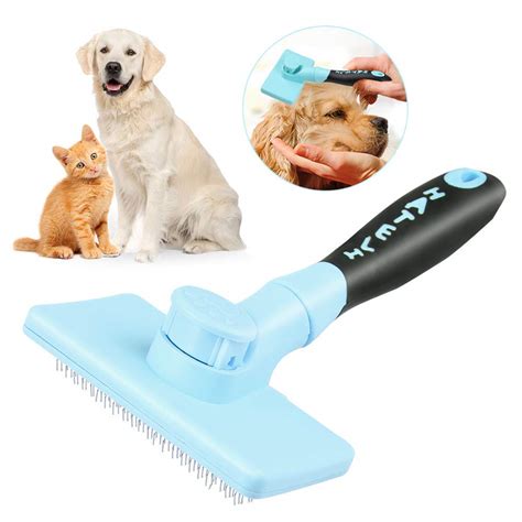 It goes without saying that as a dog groomer, you'll want to when determining how to set your dog grooming prices, it's important to consider exactly what her love of dogs stem from early childhood and has since found a passion for writing compelling. Dog Brush, Self Cleaning Pet Cat Brush for Grooming ...