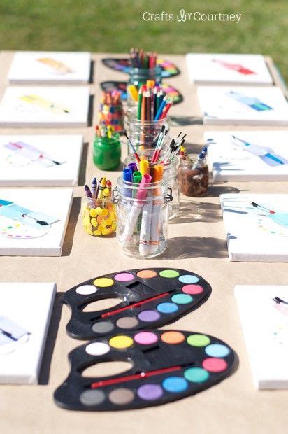 Aug 12, 2012 · 41 art and craft project ideas especially for boys ages 5 to 8. Easy DIY Kids Art Themed Birthday Party | Art birthday ...