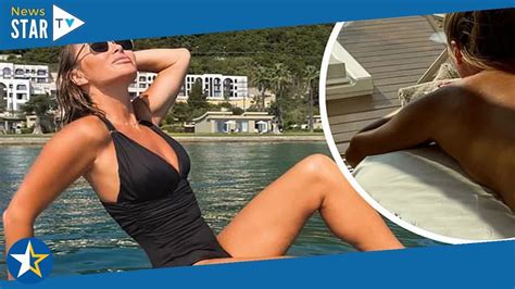 Amanda Holden Sunbathes Topless During Luxury Holiday In Corfu YouTube