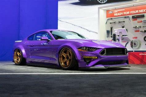 Purple Ford Mustang Ecoboost Four Cylinder Sema Car