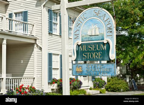 Mystic Seaport Museum Store Mystic Connecticut Usa Stock Photo Alamy