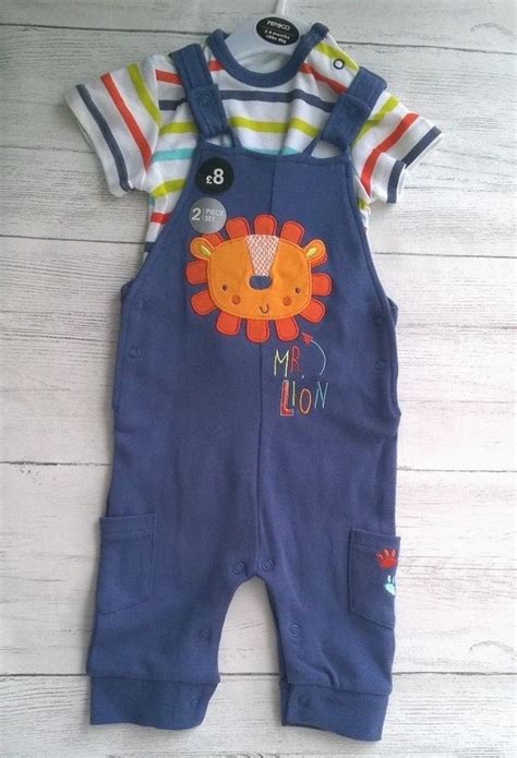 Baby Boys Dungarees And Short Sleeve T Shirt 3 6 Months Bnwt Pepandco
