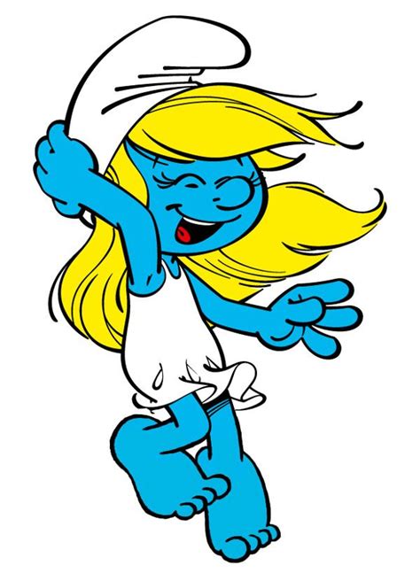 Smurfette In The Wind Smurfs Drawing Smurfette Old School Cartoons