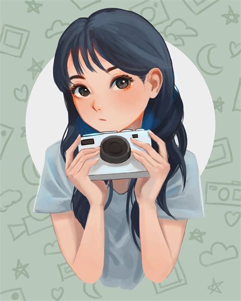 Artstation Girl With Camera