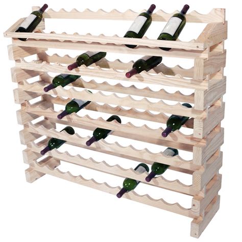 Franmara Ed96 N Modularack Pro 96 Bottle Natural Wooden Modular Wine