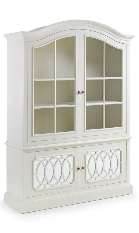 Gloucester 2 Drawer Glass Front Display Cabinet French Style Furniture French Display Cabinets