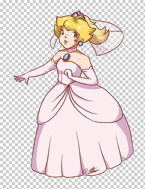 Please consider supporting my art in patreon! Super Mario Odyssey Princess Peach Wedding Dress - Wedding ...