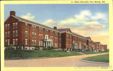 Main Barracks Fort Meade Fort Meade Maryland Fort