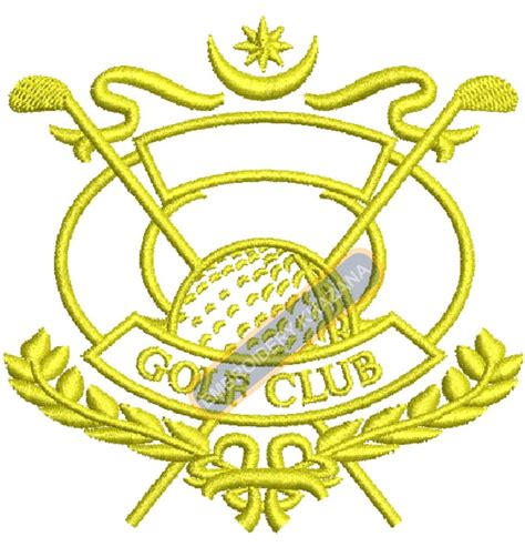 Louth Golf Club Embroidery Design Instant Download