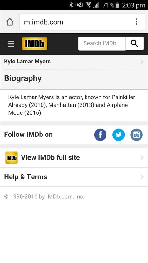 Kyle's IMDb profile has his new film as Airplane Mode : PKA