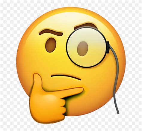 Thinking Emoji Png Thinking Face Emoji Png Transparent Png 649x696