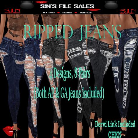 Ripped Jeans Bundle Imvu Shop And File Sales