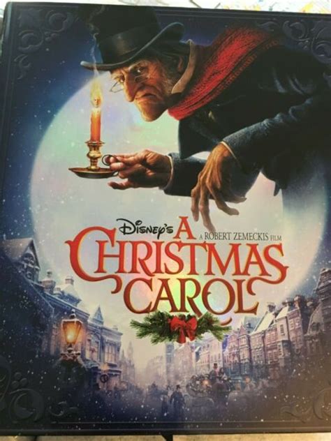 Disney S A Christmas Carol BLU RAY 3 DRobert Zemeckis Special Packaging