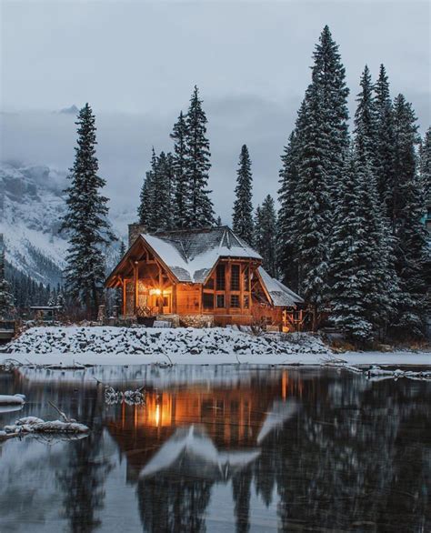 Cabin On Emerald Lake Canada Rcozyplaces