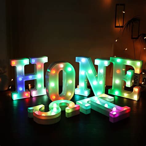 Mua Light Up Letters Led Marquee Letter Light Color Changing Night
