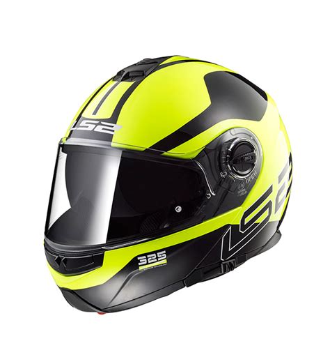 Comprar Ls2 Helmets Casco Modular Strobe Ff325 Black H V Yellow Your