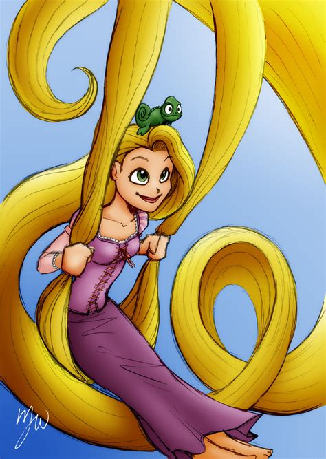 Sketchy Rapunzel Swing By Lazytigerart On Deviantart