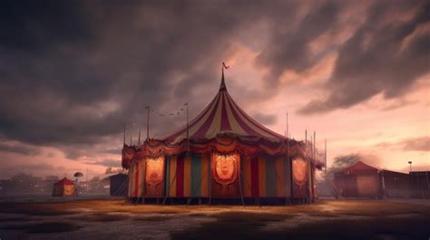 Premium AI Image Circus Tent