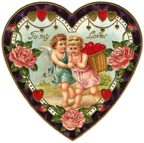 Pin By елена On ВАЛЕНТИНКИ Valentines Victorian Valentines Vintage