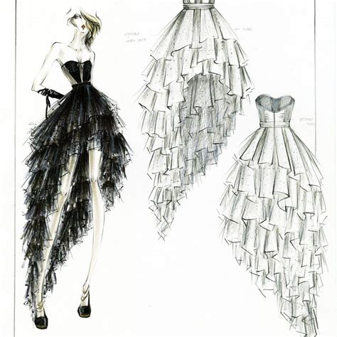 Dress Sketches For Fashion Designing At Explore