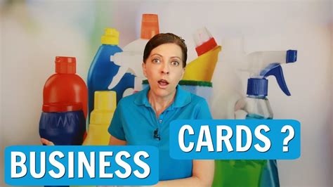Scroll through the library of business card templates and choose the. Do I Need a Business Card for My Cleaning Business? - YouTube