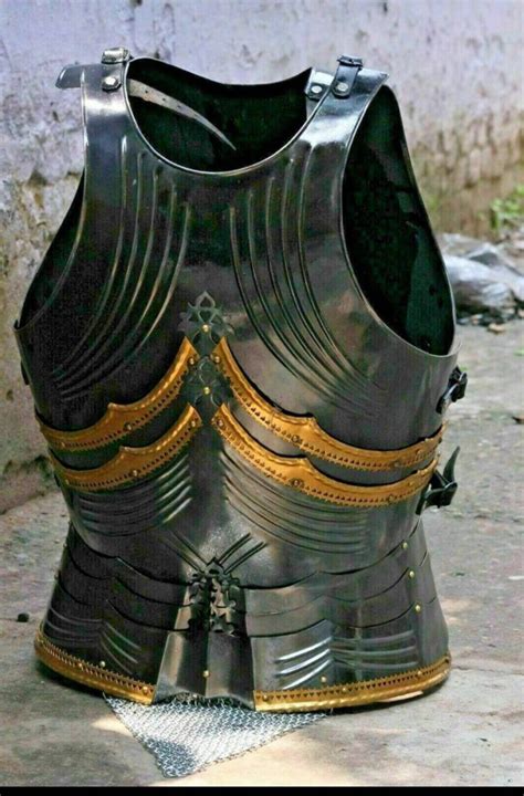 Gothic Breastplate Armour Medieval Knight Dark Larp Cuirass Etsy