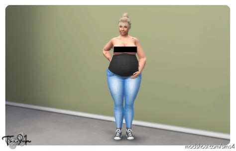 The Sims 4 Maternity Acc Jeans Cloth Mod Modshost