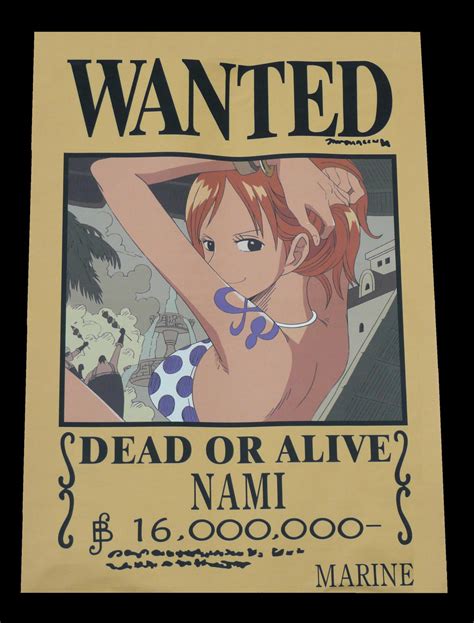 Wanted Nami By Elfentech On Deviantart