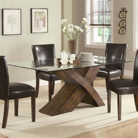 Dining Table With Glass Top Ideas On Foter