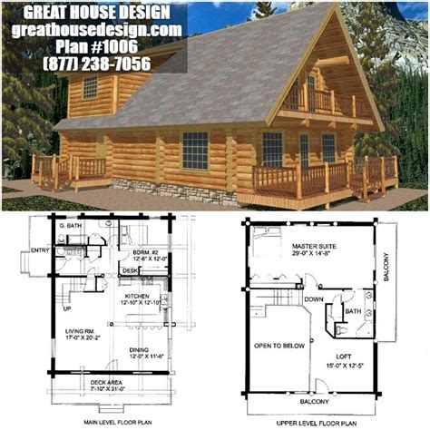 Free Log Cabin Plans Small Modern Apartment