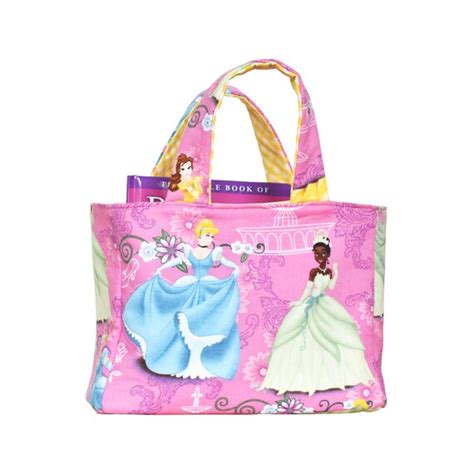 Disney Princess Book Bag Disney Princess Handbag Little Girl Etsy