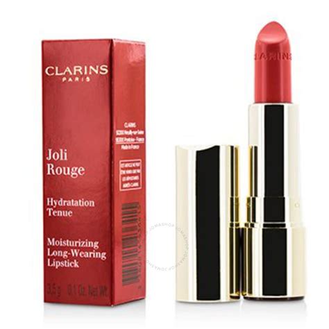 clarins joli rouge long wearing moisturizing lipstick 740 bright coral 3 5g 0 1oz