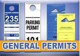 Images of Parking Hangtag