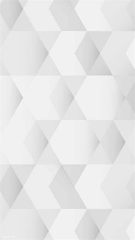 White Wallpaper Geometric Patterns