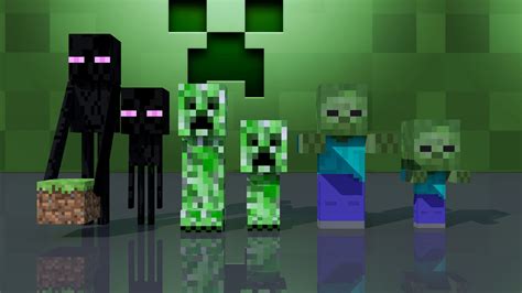 Black Green Enderman Hd Minecraft Wallpapers Hd Wallpapers Id 77455