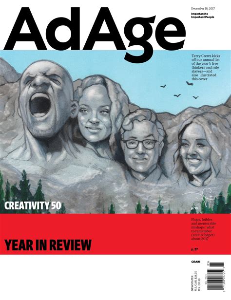 I Illustrated The 2017 Creativity 50 Ad Age Cover Thank You