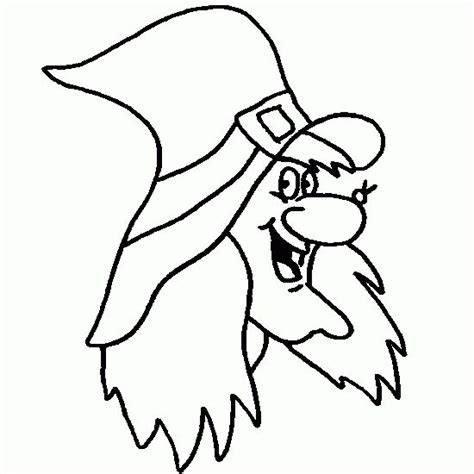 Witch Face Coloring Pages At Getdrawings Free Download