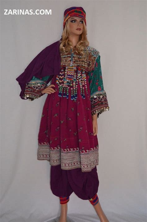 Amber Vintage Kuchi Afghan Dress Handmade One Of A Kind Vintage