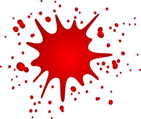 Blood Download Clip Art Cartoon Splashes Of Blood Png Download 4382