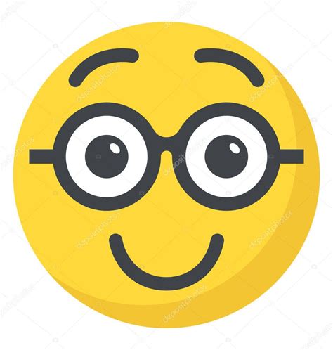 Cool Smiley Face Happy Emoji — Stock Vector © Vectorspoint