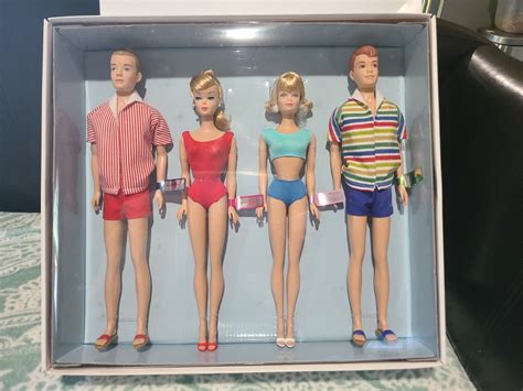Barbie Double Date Th Anniversary Gold Label Ken Barbie Midge Alan Nrfb Bdh Ebay