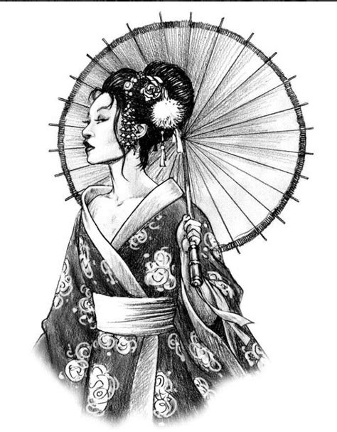 Geisha Geisha Tattoo Design Geisha Tattoo Umbrella Tattoo