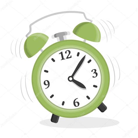 Green Alarm Clock Stock Vector Image By Human 306 91024038