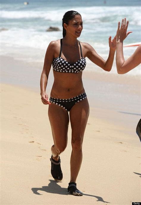 Nicole Scherzinger Shows Off Her Bikini Bod Surfing In Mexico Pictures Huffpost Uk