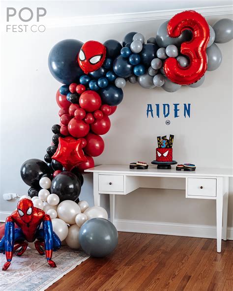 Arch Balloon Spiderman Ubicaciondepersonascdmxgobmx