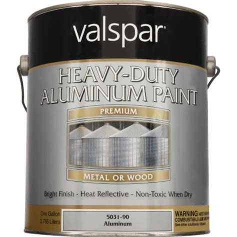 Valspar Gallon Aluminum Hd Resin Finish Aluminum Paint 0185031 90007
