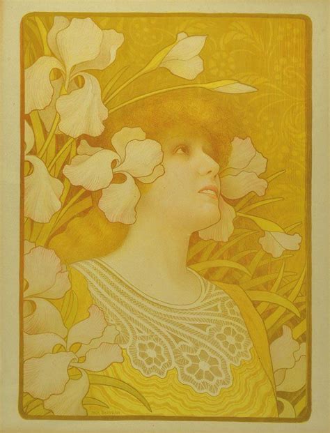 Paul Berthon 1872 1909 Sarah Bernhardt Color Lithograph From 1901