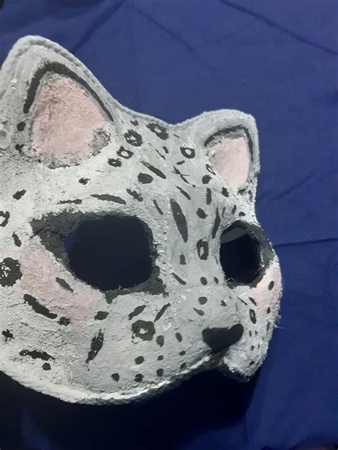 Snow Leopard Therian Mask - Etsy