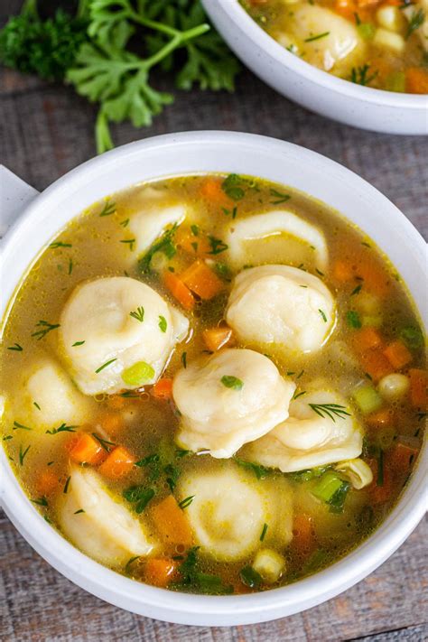 Dumpling Pelmeni Soup Momsdish