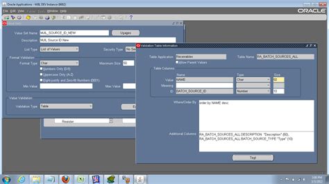 Oracle Apps Erp How To Add The Additional Columns In A Value Set